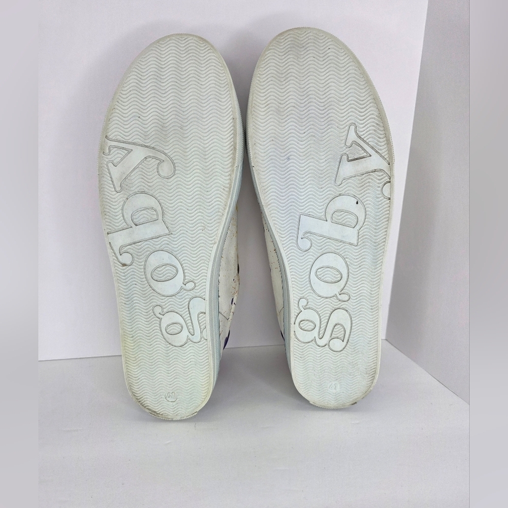 Goby Sneaker GSS117 Colorful Butterfly Graffiti Print Women's Casual EU 41 US 10 - Picture 12 of 14